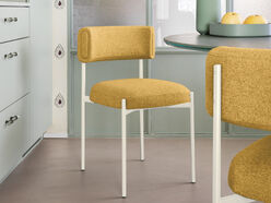 Lot de 2 chaises de réunion en tissu Amelie