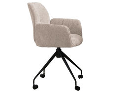 Chaise de réunion giratoire sur roulettes Moods'91