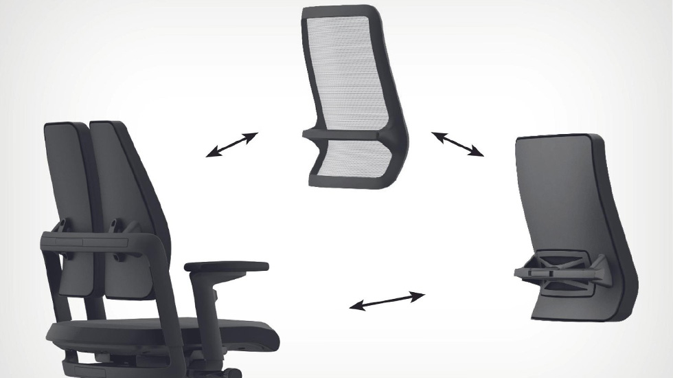 Siège ergonomique Xilium Duo-Back