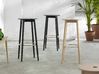 Tabouret haut Oto avec repose-pieds