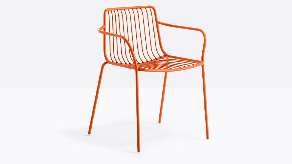 Chaise d'extérieur en métal Nolita 3655