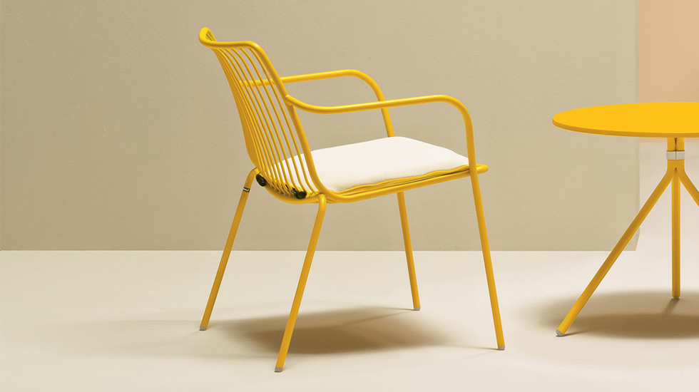 Chaise d'extérieur en métal Nolita 3655