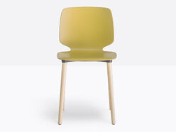 Lot de 2 chaises polyvalentes Babila 2750 pieds bois