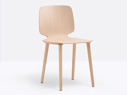 Lot de 2 chaises réunion Babila Wood 2700 
