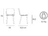 Lot de 2 chaises réunion Babila Wood 2700 