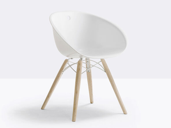 Lot de 6 chaises d'accueil Gliss 904