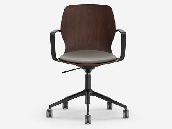 Chaise de réunion en bois Madera