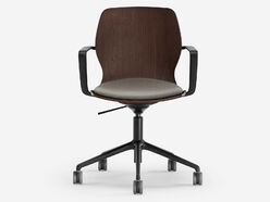 Chaise de réunion en bois Madera