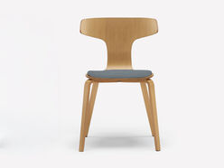 Chaise en pieds et coque bois Sela