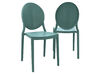 Lot de 2 Chaises Outdoor Léon 