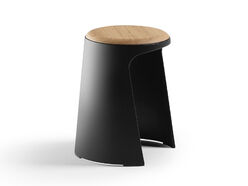Lot de 4 tabourets Handy assise bois