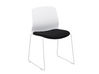 Lot de 2 chaises Karina pied luge
