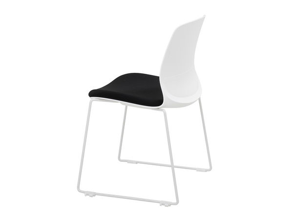 Lot de 2 chaises Karina pied luge