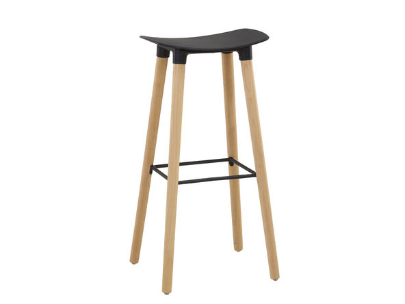 Lot de 2 tabourets hauts Néo avec repose-pieds