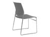 Lot de 4 chaises Clara pied luge