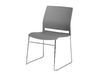 Lot de 4 chaises Clara pied luge