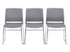 Lot de 4 chaises Clara pied luge