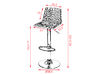 Tabouret haut réglable en hauteur Weby