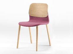 Siège de réunion tapissé Klik Wood