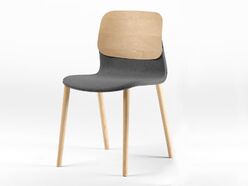 Siège de réunion tapissé Klik Wood
