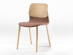 Siège de réunion tapissé Klik Wood