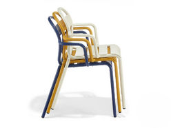 Lot de 4 chaises Outdoor Kanpoa