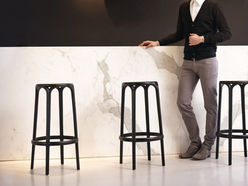Lot de 4 tabourets hauts indoor/outdoor Brooklyn 