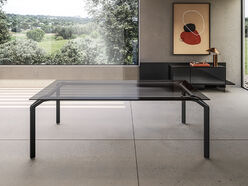 Table de réunion en verre Yoga