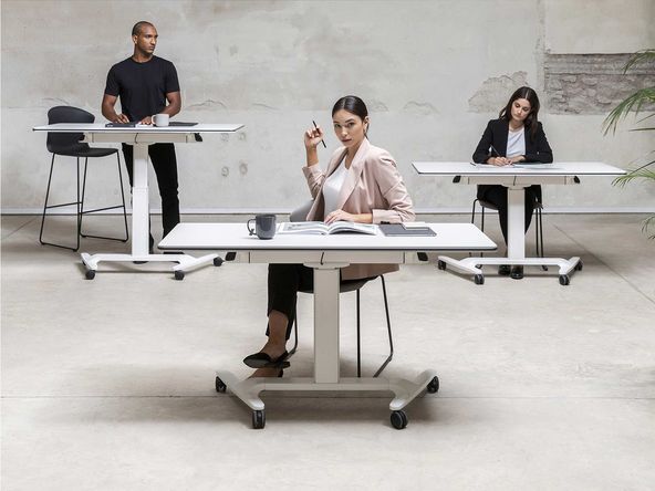 Table rabattable Talent avec réglage en hauteur