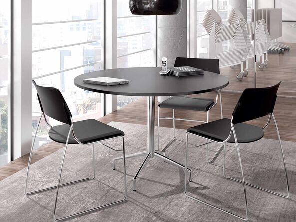 Table de réunion ronde Carma