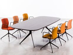 Table de réunion tonneau Usoa 