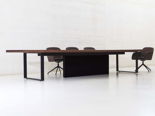 Table de réunion Bat Executive placage bois