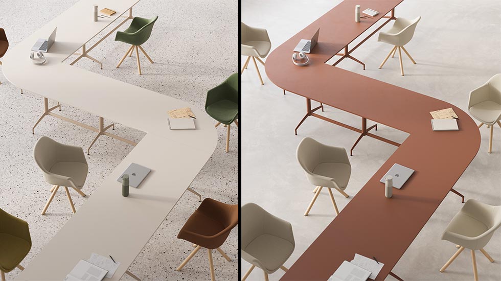 Collection de table de réunion Carma