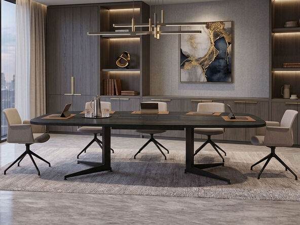 Table de réunion tonneau Usoa S