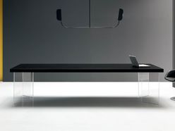 Table de réunion Olympe Glass