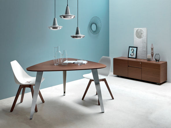 Table de réunion triangle Elvira