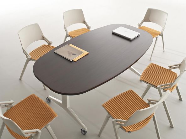 Table de réunion tonneau Amozzo