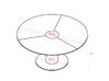 Table de réunion ronde Interstellar XL