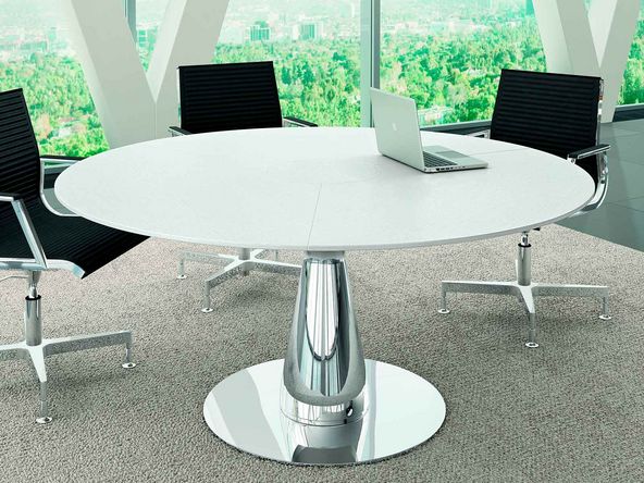 Table de réunion ronde Interstellar XL