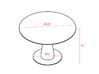 Table de réunion ronde Interstellar