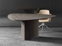 Table de réunion en placage Angolo