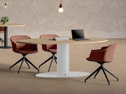 Table de réunion ovale Gradia Plus