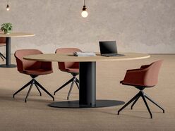 Table de réunion ovale Gradia Plus