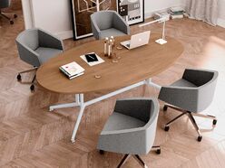 Table de réunion ovale Eldora