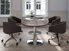 Table de réunion Ovale Etner avec pieds Chrome