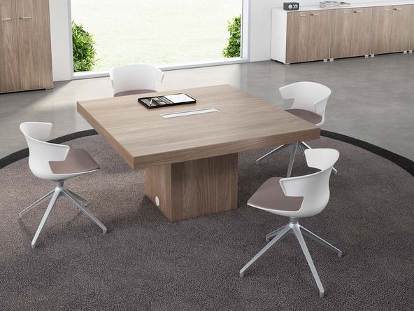 Table de réunion carrée Kellington