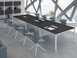 Table de réunion Hologram laquée 