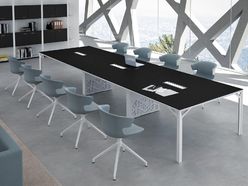 Table de réunion Hologram laquée 