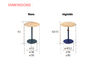 Table d'appoint Nota ronde
