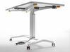 Table rabattable et réglable en hauteur Dimmer sur roulettes
